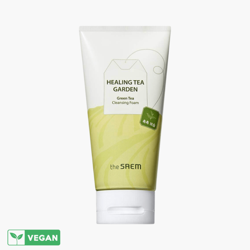 The Saem Limpiador "Healing Tea Garden Cleansing Foam - Green Tea"