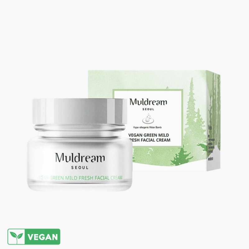 Muldream Crema "Vegan green mild fresh facial cream"