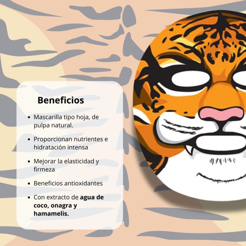 Snp000501 Animal Tiger Wrinkle Mask Sheet 003