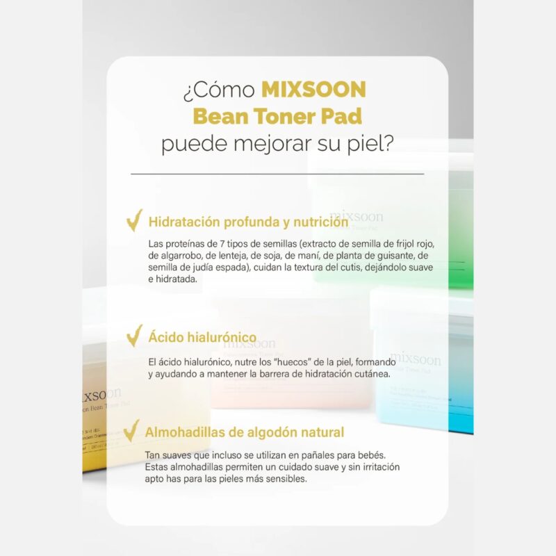 MIX001101 Bean Toner Pad [280ml70ea]