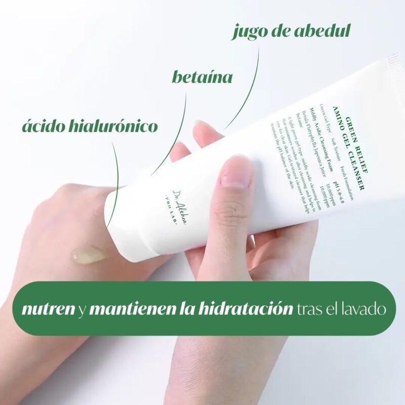 Dal green relief amino gel cleanser. 0004