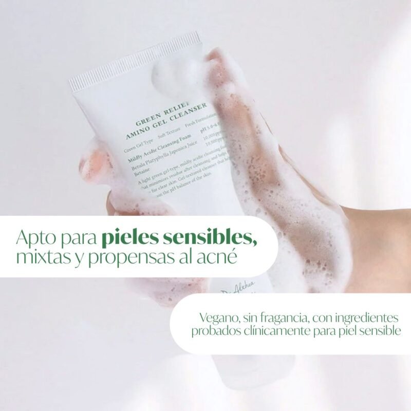 Dal green relief amino gel cleanser. 0005