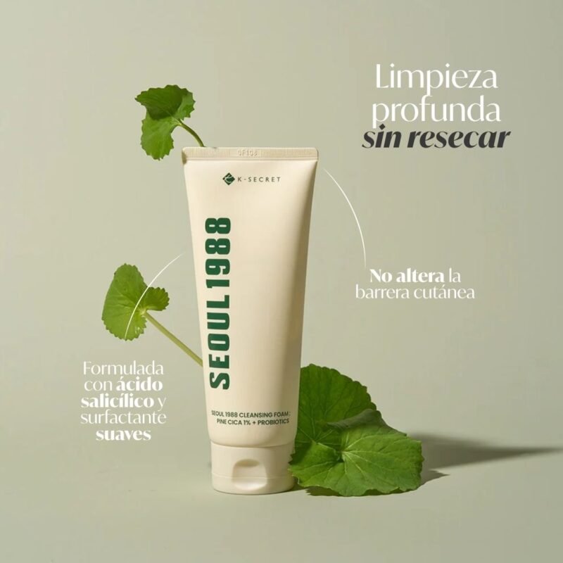 Seoul 1988 cleansing foam pinc cica 1% + probiotics 0002