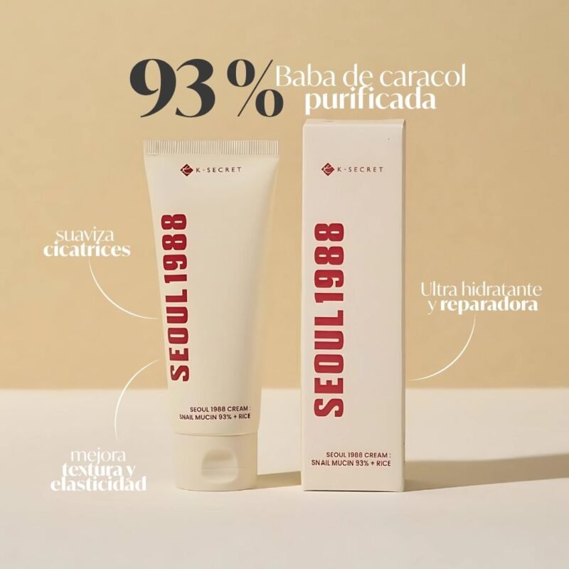 Seoul 1988 cream snail mucin 93% + rice 0002