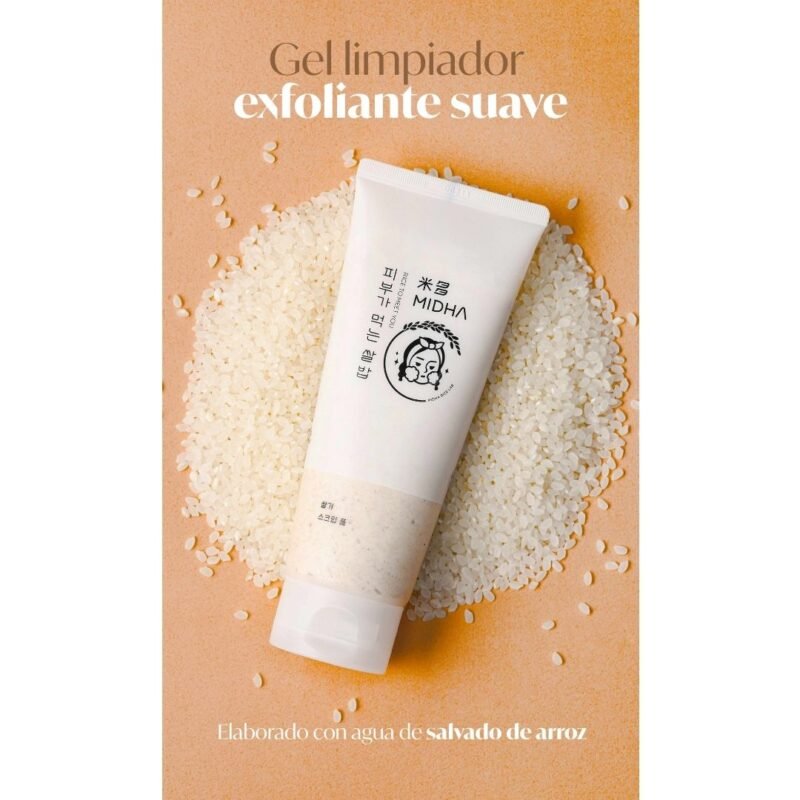 Yyy000012 midha rice bran scrub foam 0002