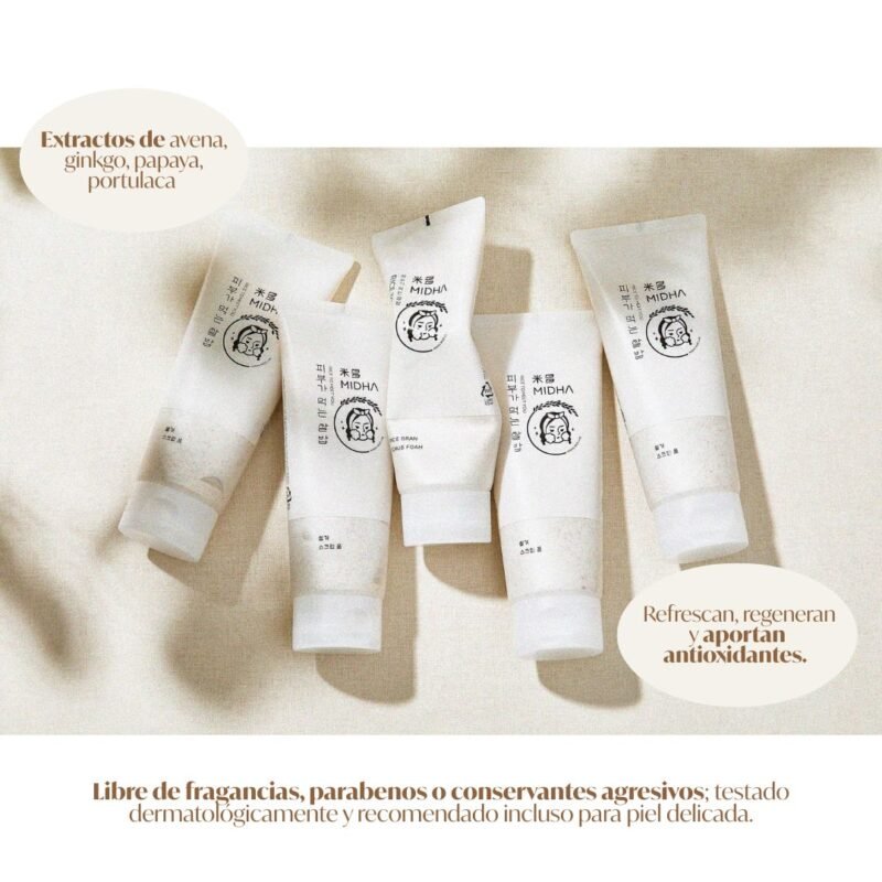 Yyy000012 midha rice bran scrub foam 0005