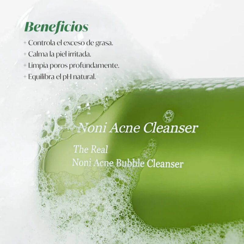 CEM000101 CELIMAX THE REAL NONI ACNE BUBBLE CLEANSER 155ML