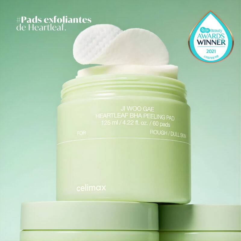 CEM000201 CELIMAX JI WOO GAE HEARTLEAF BHA PEELING PAD 60PADS