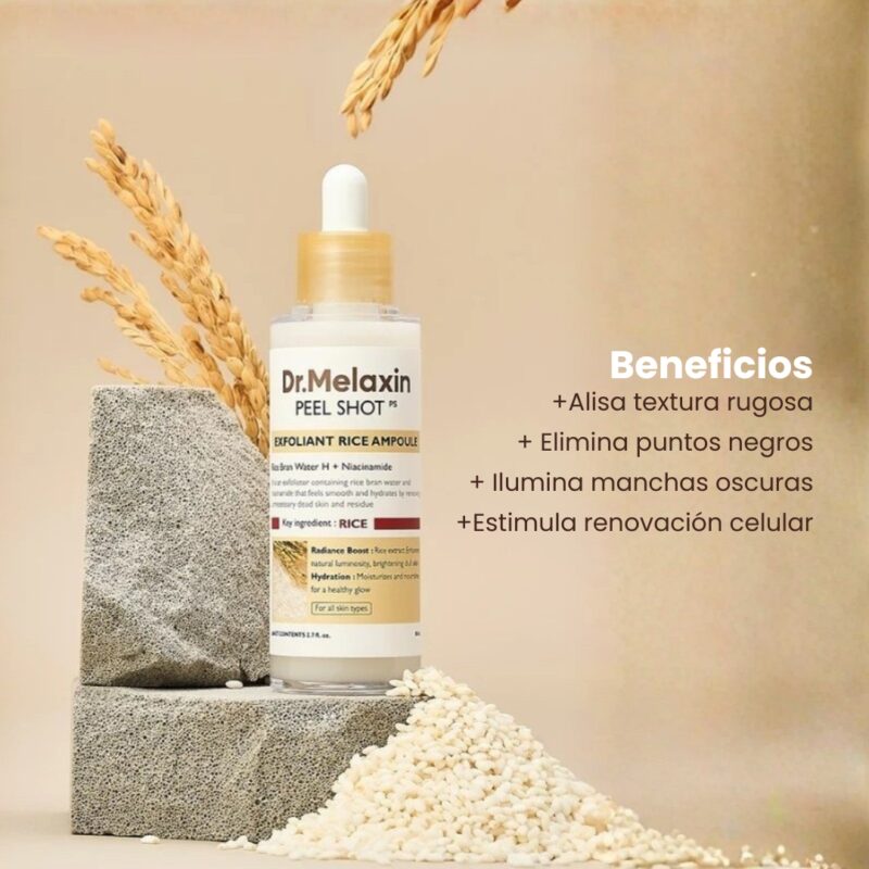 DME000101 DR.MELAXIN PEEL SHOT EXFOLIATING WHITE RICE AMPOULE 80ml