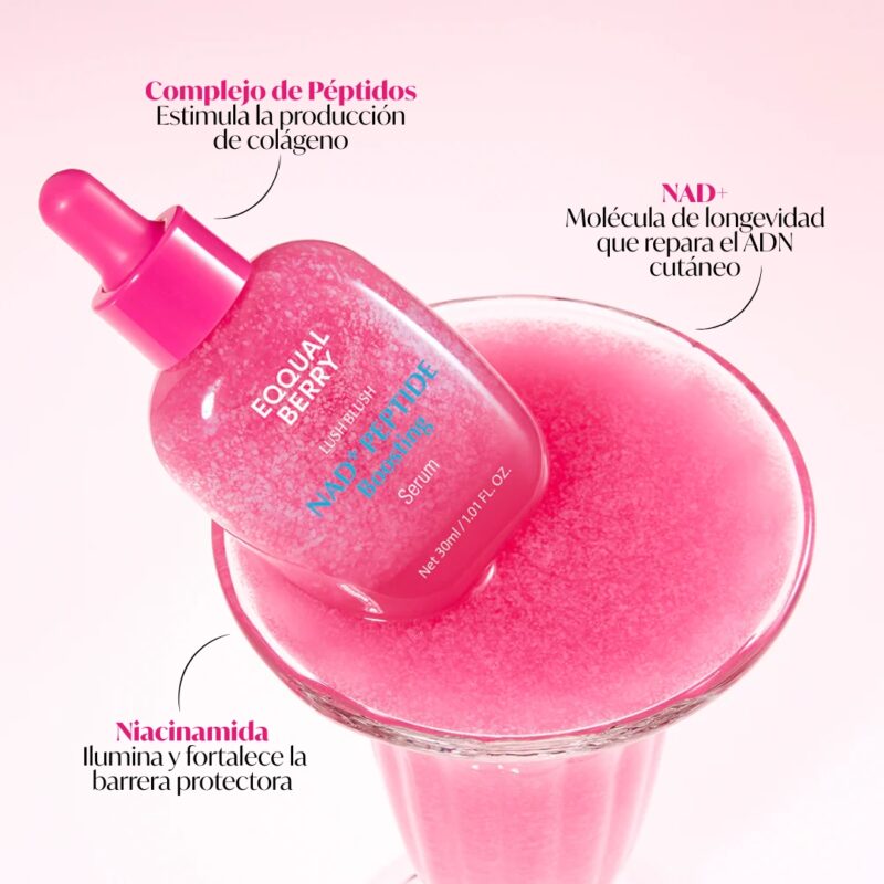 EQQ EQQUALBERRY NAD+ PEPTIDE BOOSTING SERUM 30ml