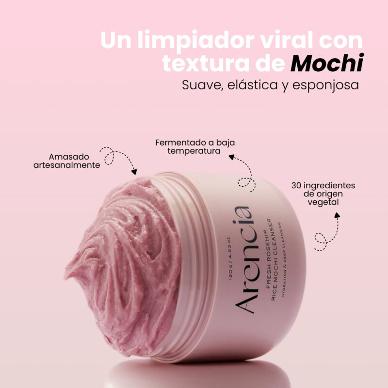 ARE000201 Arencia Fresh Rosehip Rice Mochi Cleanser 120g