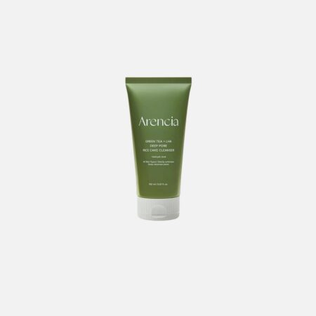 ARE000601 Arencia Green Tea + LHA Deep Pore Rice Cake Cleanser 150g