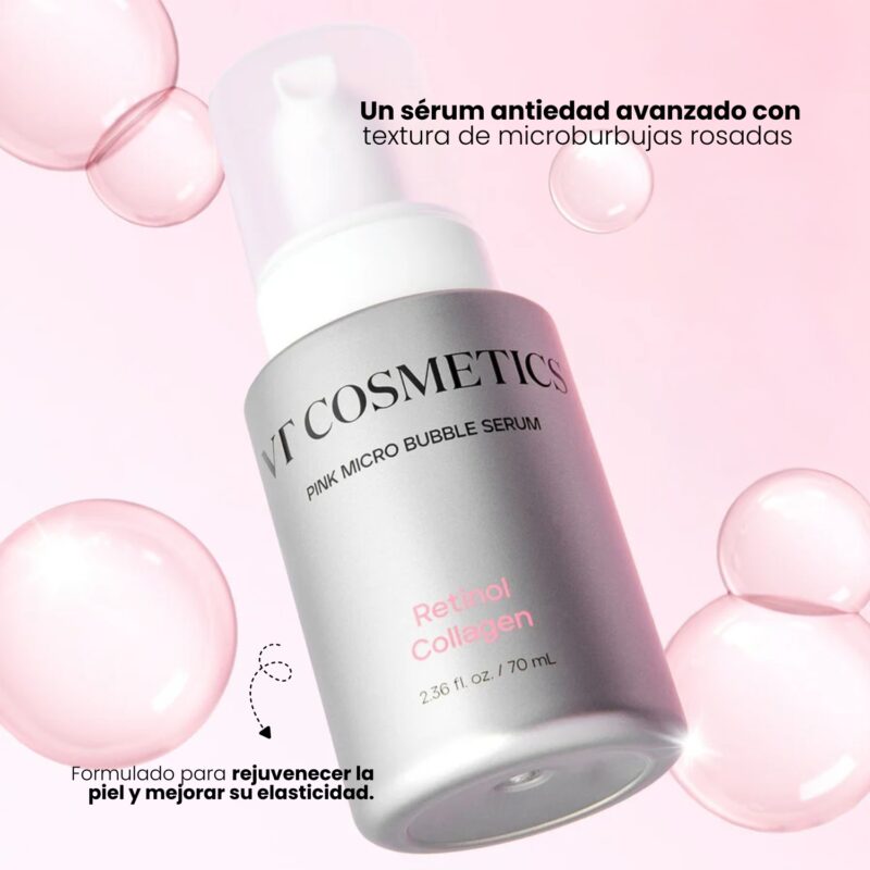 CVT000802 VT COSMETICS RETINOL COLLAGEN PINK MICRO BUBBLE SERUM
