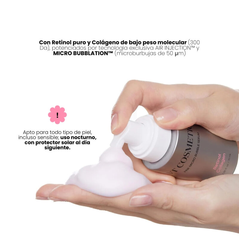 CVT000802 VT COSMETICS RETINOL COLLAGEN PINK MICRO BUBBLE SERUM