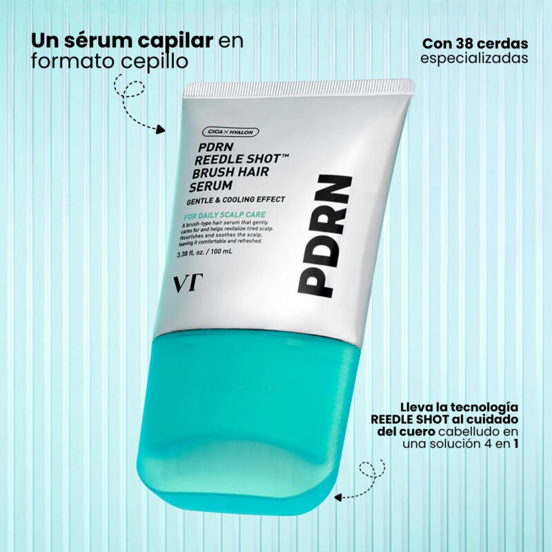 CVT001001 VT PDRN REEDLE SHOT BRUSH HAIR SERUM