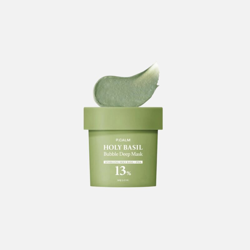 PLM000301 P.CALM HOLY BASIL Bubble Deep Mask