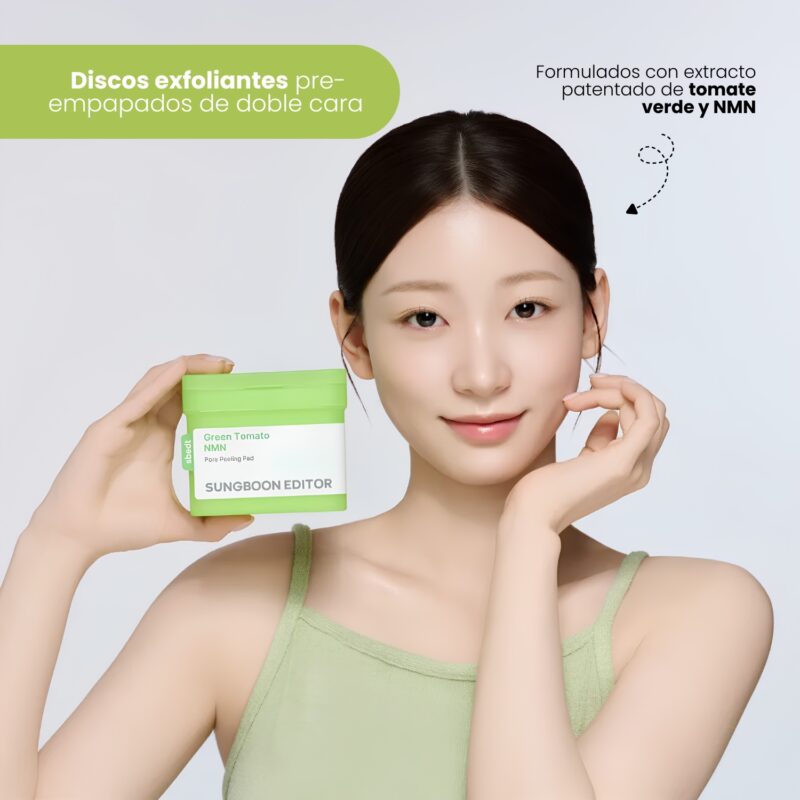 SUE000101 Sungboon Editor Green Tomato NMN Pore Peeling Pad 170ml