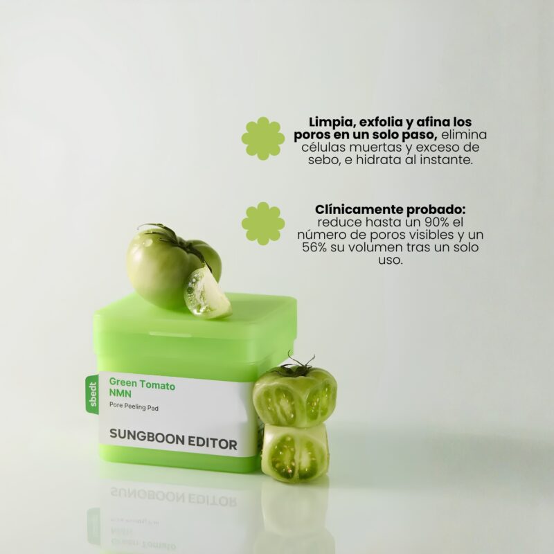 SUE000101 Sungboon Editor Green Tomato NMN Pore Peeling Pad 170ml