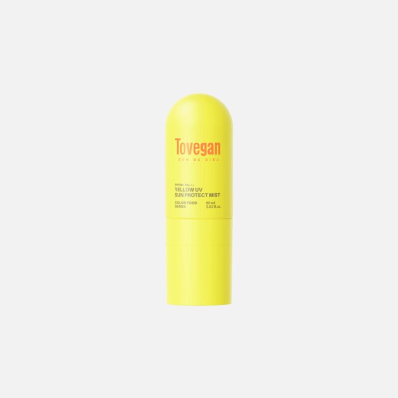 TOV000201 Tovegan Colorfood Series Yellow UV Sun Protect Mist SPF50+ PA+++ 60m1