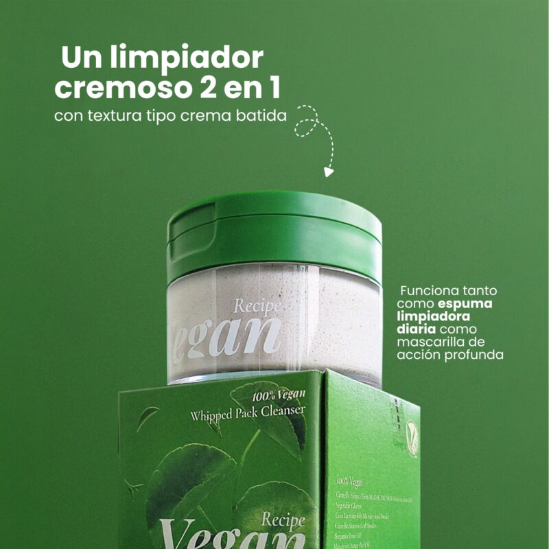 YYY038002 O21 Vegan Recipe Whipped Pack Cleanser