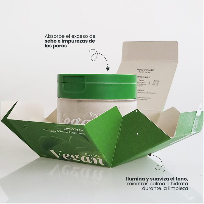 YYY038002 O21 Vegan Recipe Whipped Pack Cleanser
