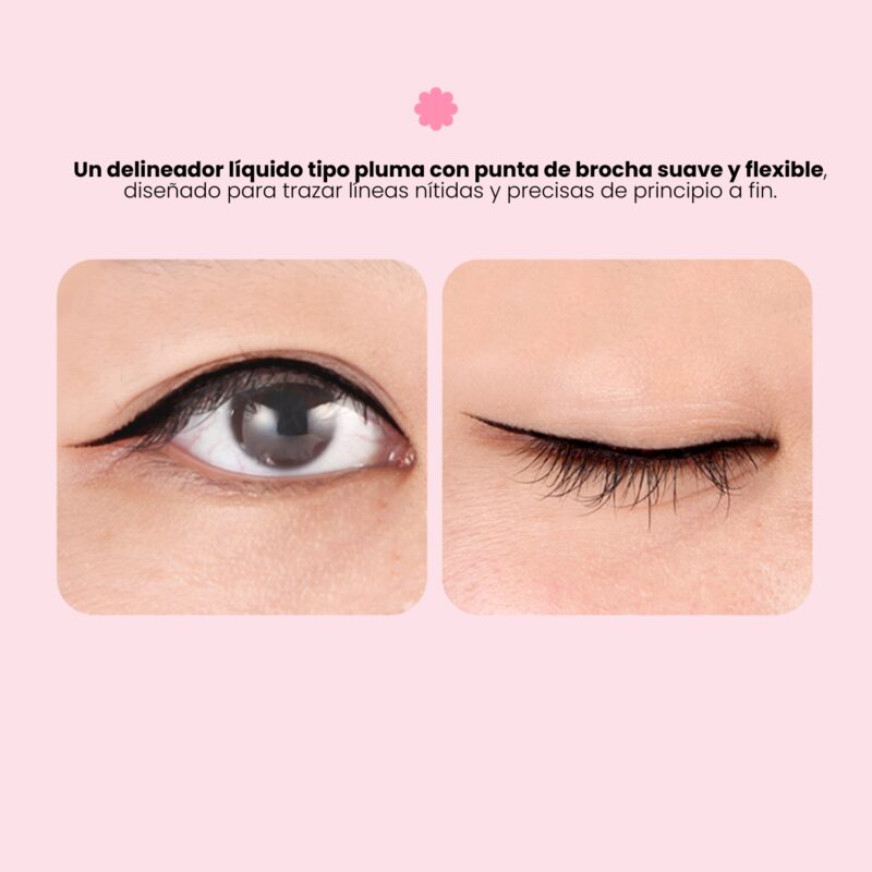 YYY100003 Rivecowe Flexible Liquid Brush Pen Eyeliner
