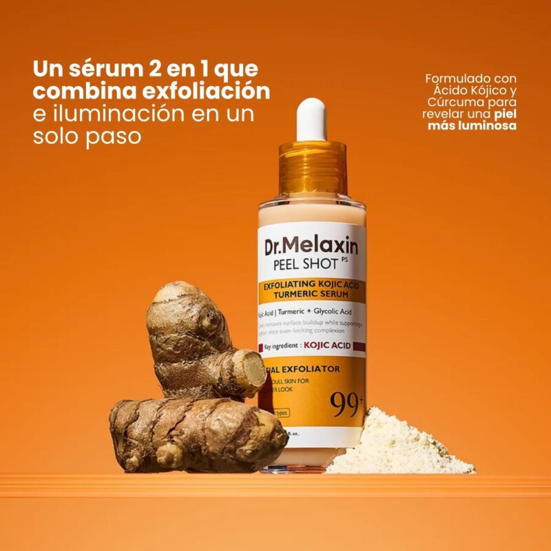 DME000203 PEEL SHOT EXFOLIATING KOJIC ACID TURMERIC SERUM 80ml