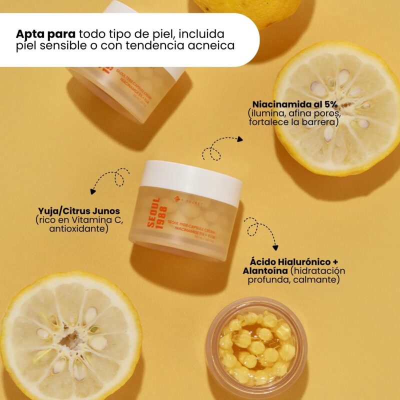 KSE000901 SEOUL 1988 Capsule Cream Niacinamide 5% + Yuja