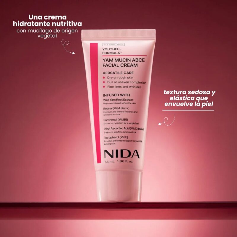 NID000301 NIDA Youthful Formula Yam Mucin ABCE Facial Cream