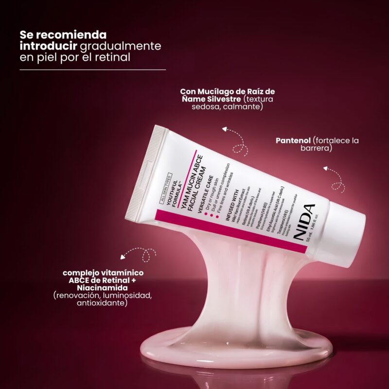 NID000301 NIDA Youthful Formula Yam Mucin ABCE Facial Cream