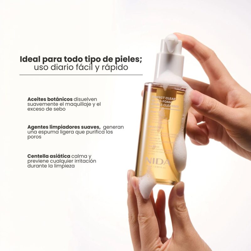 NID010001 NIDA Perfect Clear™ Oil to Foam Double Cleanser