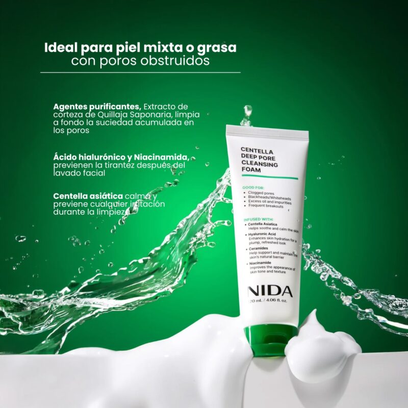 NID011001 NIDA Centella Deep Pore Cleansing Foam