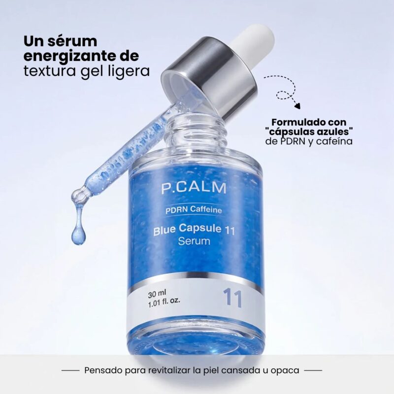 PLM000401 P.CALM PDRN Caffeine Blue Capsule 11 Serum 30ml