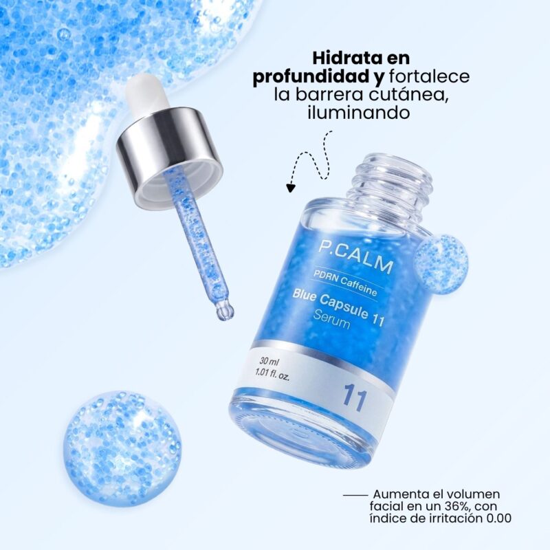PLM000401 P.CALM PDRN Caffeine Blue Capsule 11 Serum 30ml