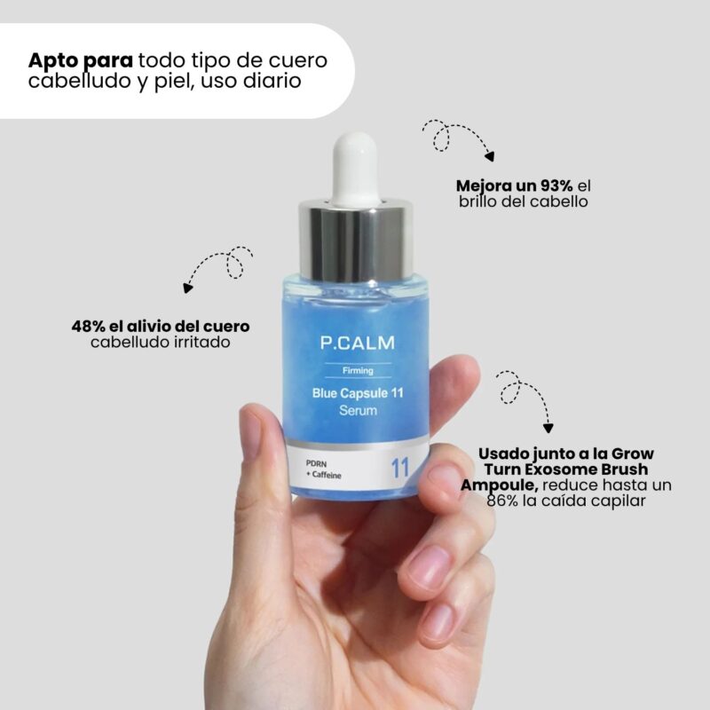 PLM000401 P.CALM PDRN Caffeine Blue Capsule 11 Serum 30ml