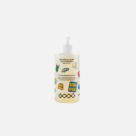 SOO000301 SOOO Swim Kids All in One Bath & Shampoo 300ml