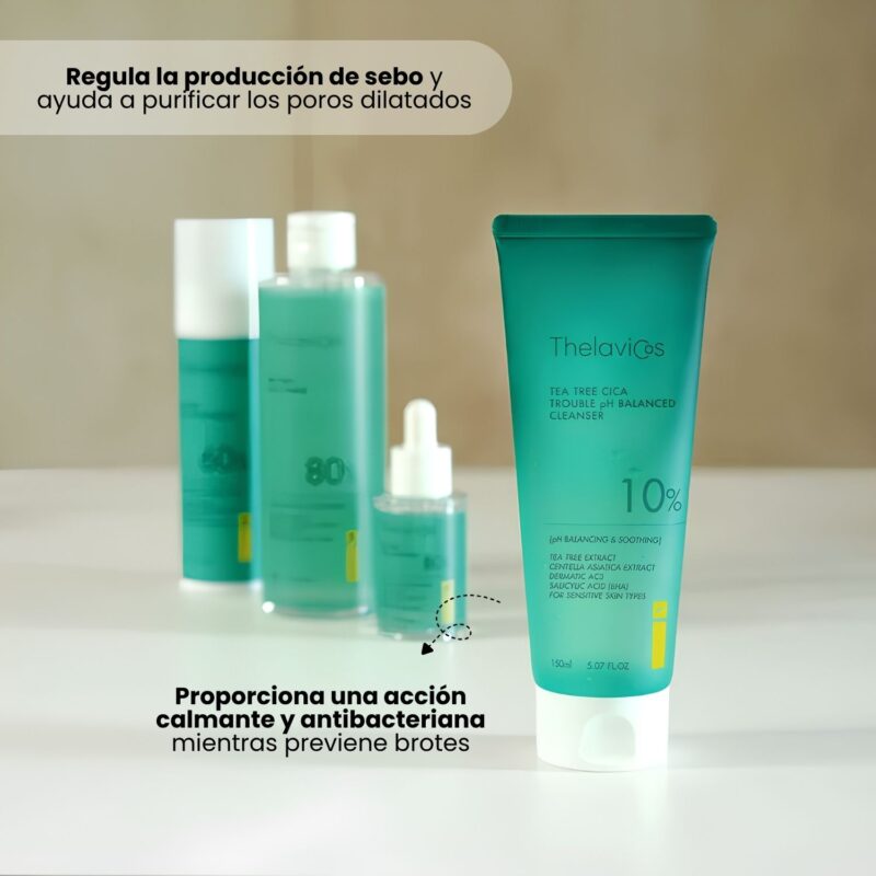 THE000101 ThelaviCos Tea Tree Cica Trouble pH Balanced Cleanser