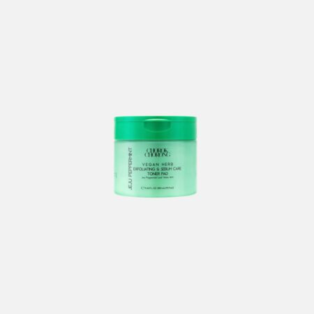 YYY047001 CHOROK CHORONG VEGAN HERB EXFOLIATING & SEBUM CARE JEJU PEPPERMINT TONER PAD