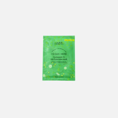 YYY047002 CHOROK CHORONG VEGAN HERB NIACINAMIDE 5 JEJU PEPPERMINT MASK