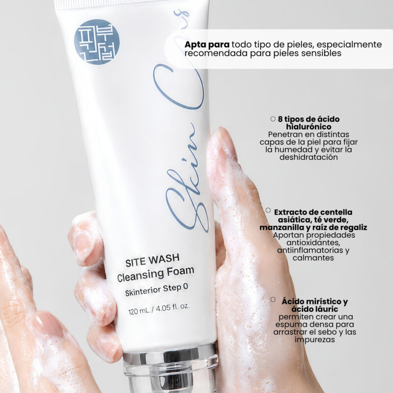 YYY058001 Skinterior Step 0. SITE WASH Cleansing Foam