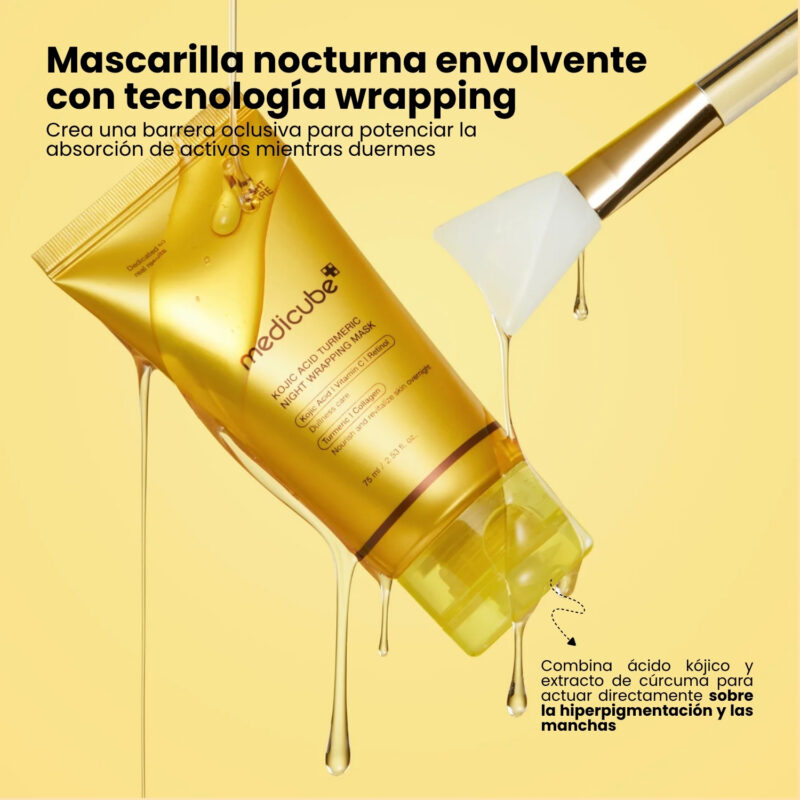 MEC000301 KOJIC ACID TURMERIC NIGHT WRAPPING MASK 75ml