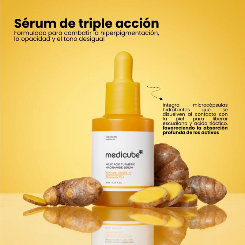 MEC000401 KOJIC ACID TURMERIC NIACINAMIDE SERUM 30ml